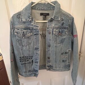 Forever 21 Light Blue Denim Jacket size small